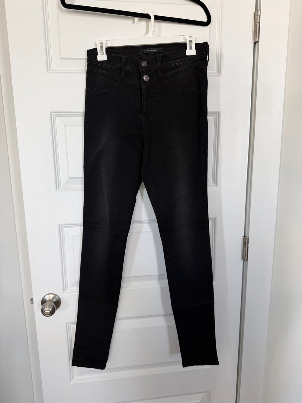Flying Monkey Black High-Rise Skinny Jeans